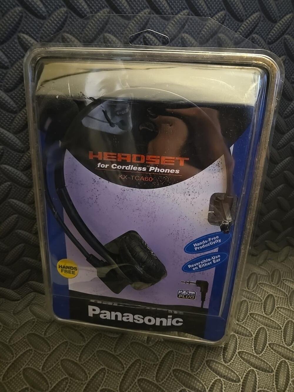 Panasonic KX-TCA60 Hands Free Cordless Phone Headset 2.5mm NEW Factory Sealed